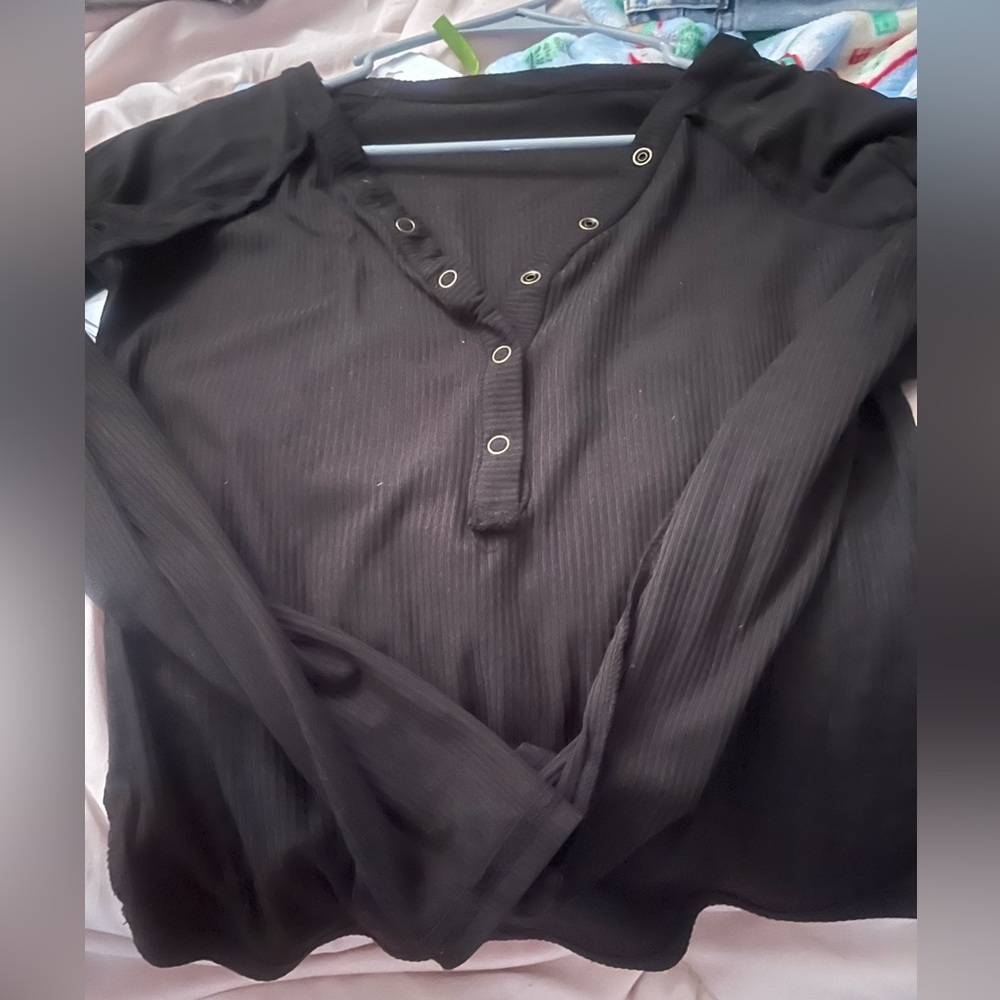 Black button up Long sleeve